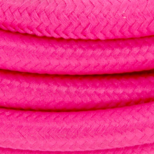 Cables textil HO3VV-FE 2 x 0,75mm2 3 m Rosa 