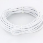 Cables textil HO3VV-FE 2 x 0,75mm2 5 m Blanco 