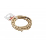 Cables textil trenzado HO3VV-FE 2 x 0,75mm2 3 m Oro 