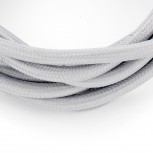 Câble HO3VV-F  2 x 0,75mm2 - 3 m - textile gris  