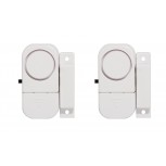 2 Mini alarmes -  Detectores magnéticosde abertura de portae/ou janela