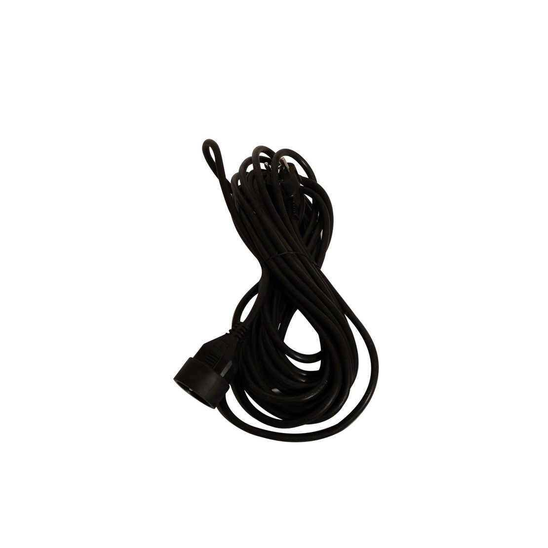 Rallonge noire à clapet 10 m NF - 3G1,5 mm² - Brico Dépôt