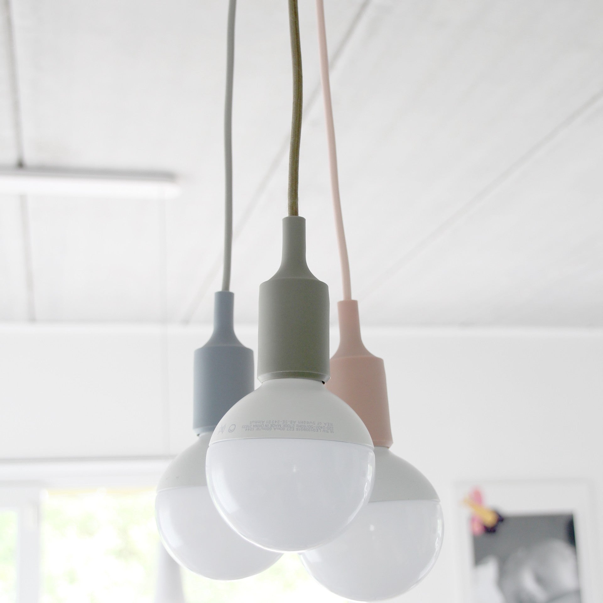 Silicone pendant light kit - Grey