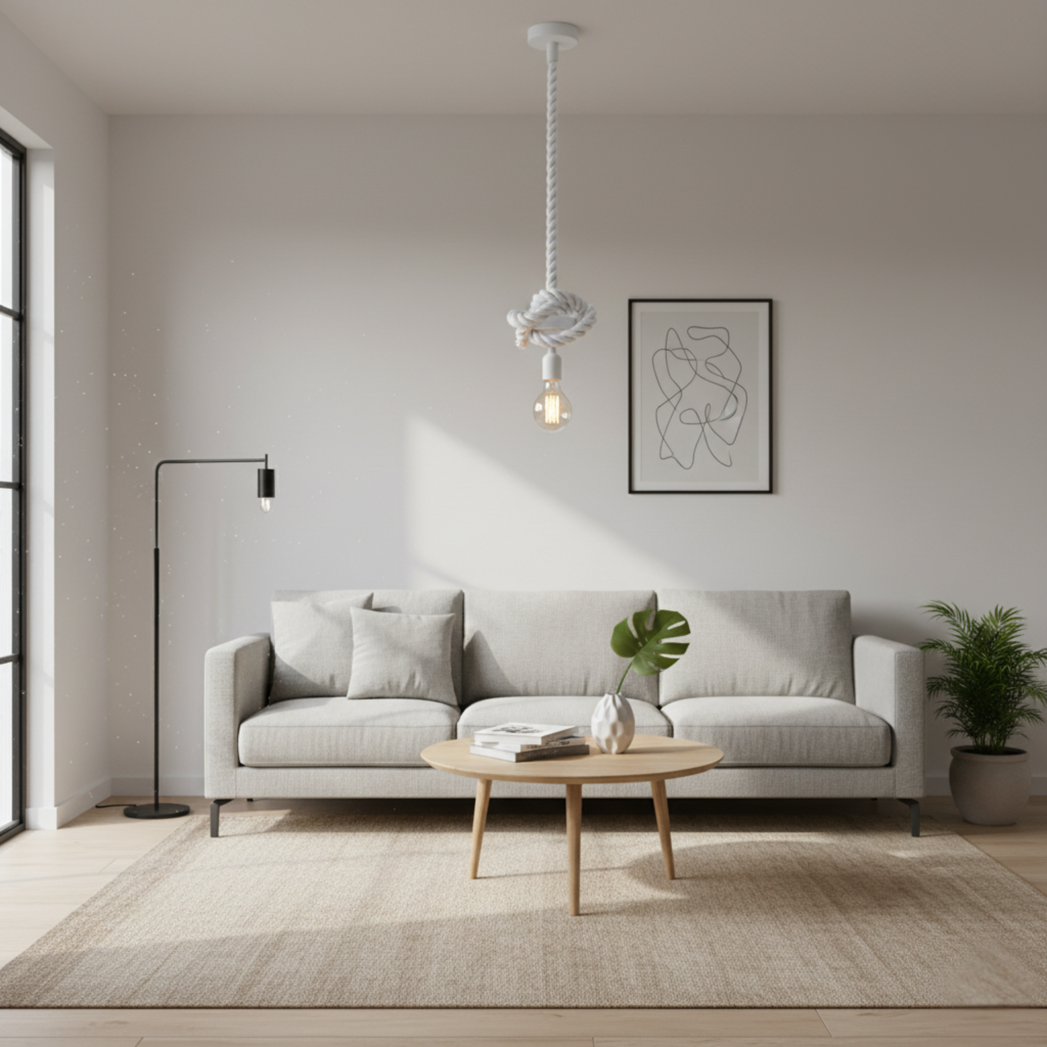 Kit di sospensione a corda - Bianco