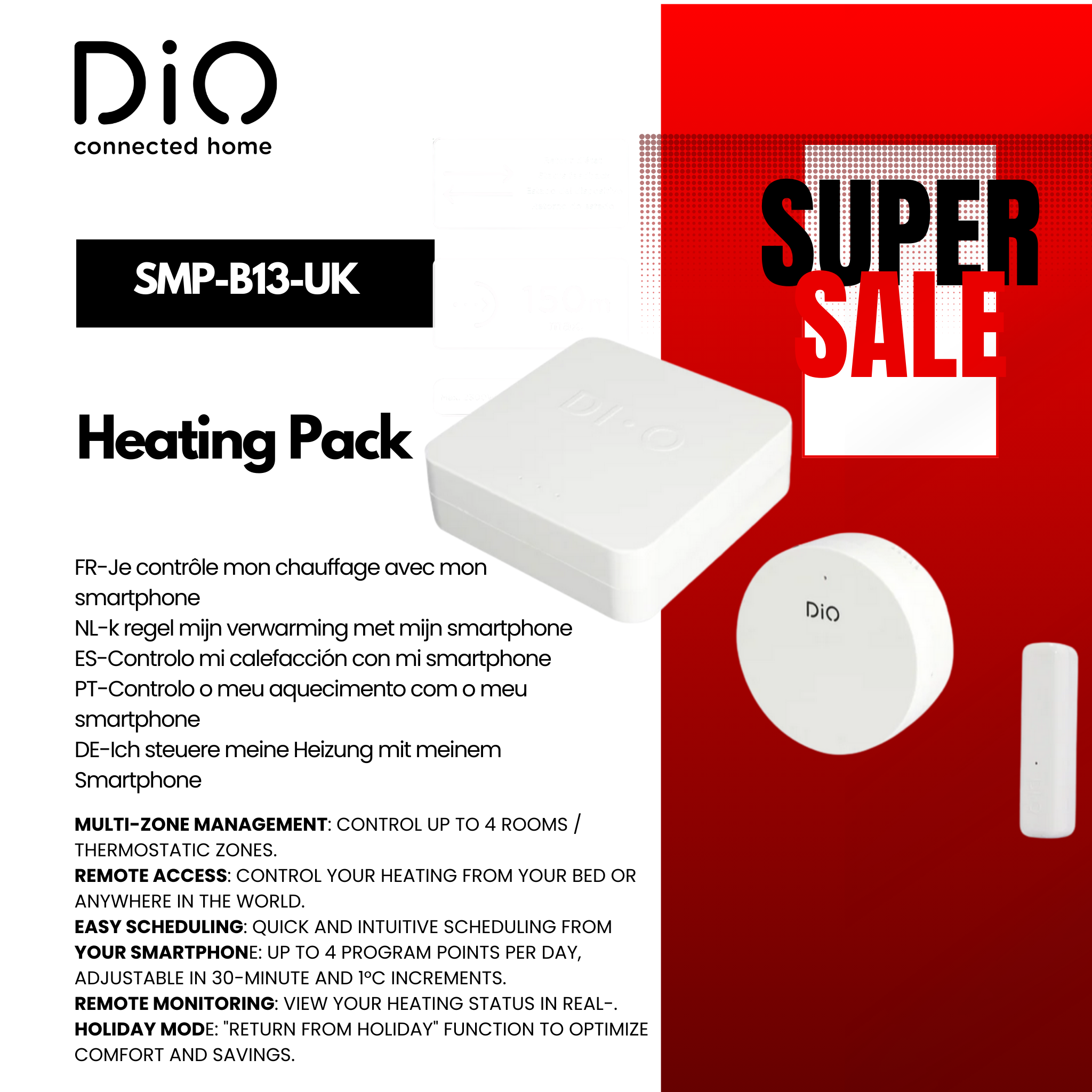 Pacchetto riscaldamentoi connesso