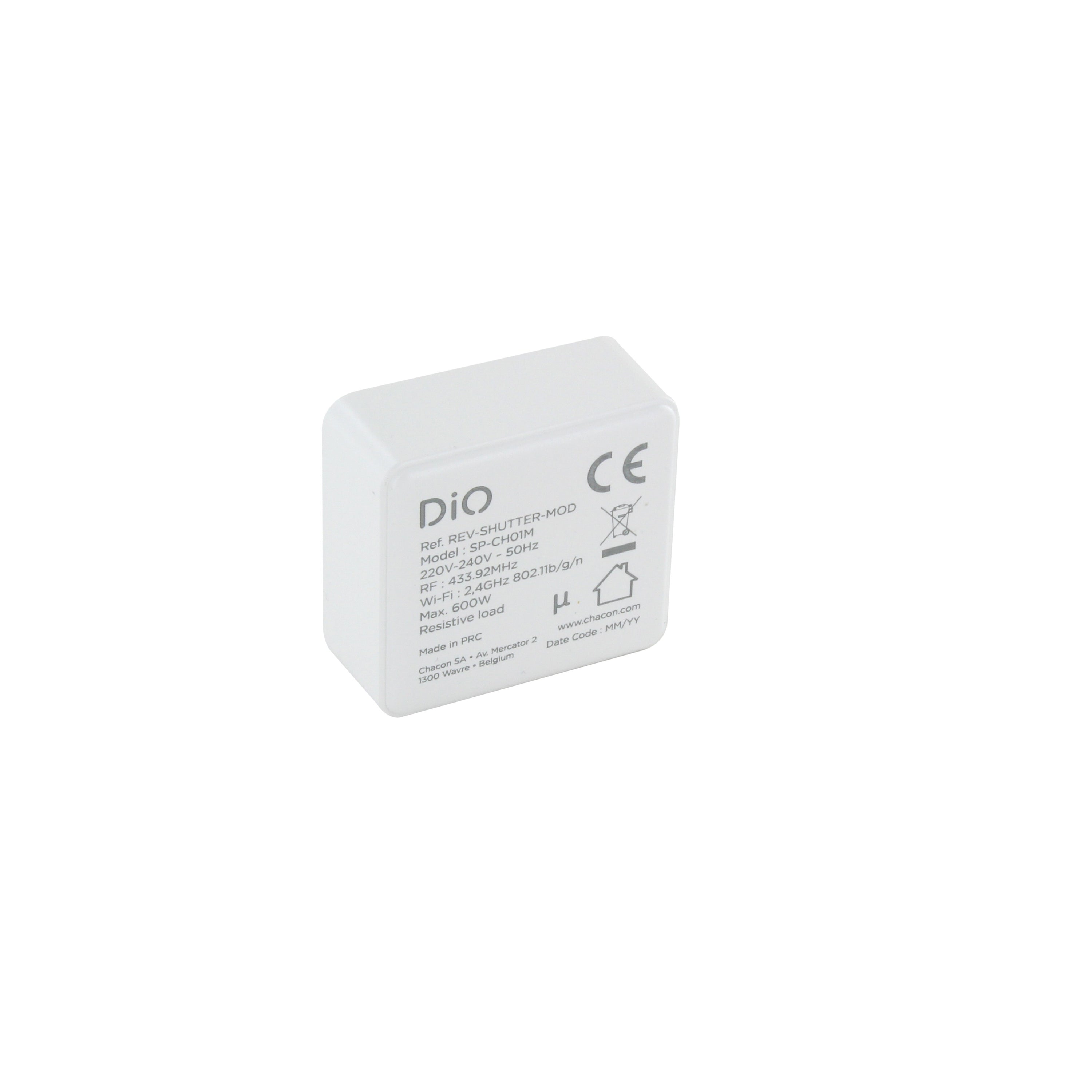 DiO Draadloze wand schakelaar dubbel wit