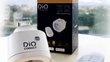 DiO Connect - 3 Prises WIFI et RF433MHz (SCH - Type F) + télécommande